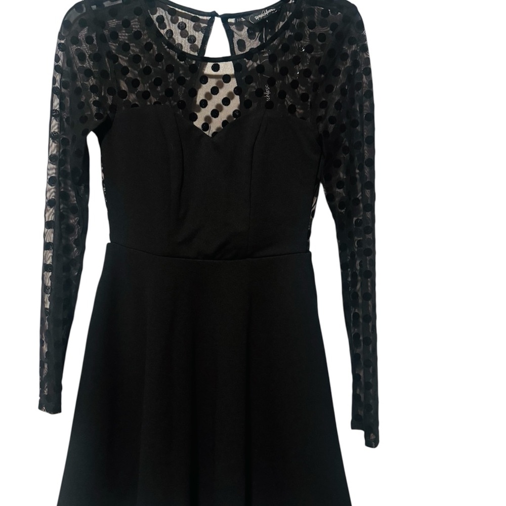 Girls Elegant Black Lace Dress 👗 Size 1 NWT